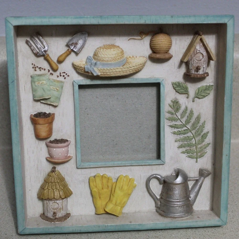Garden Shadow Box Picture Frame 3D Relief Tools Birdhouse 5.5